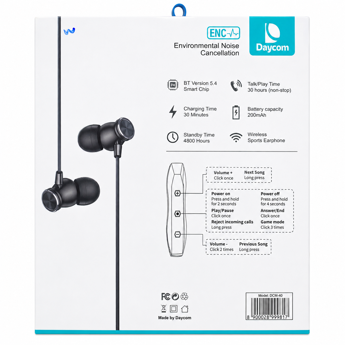 Daycom DCM-40 Elite Sports Neckband