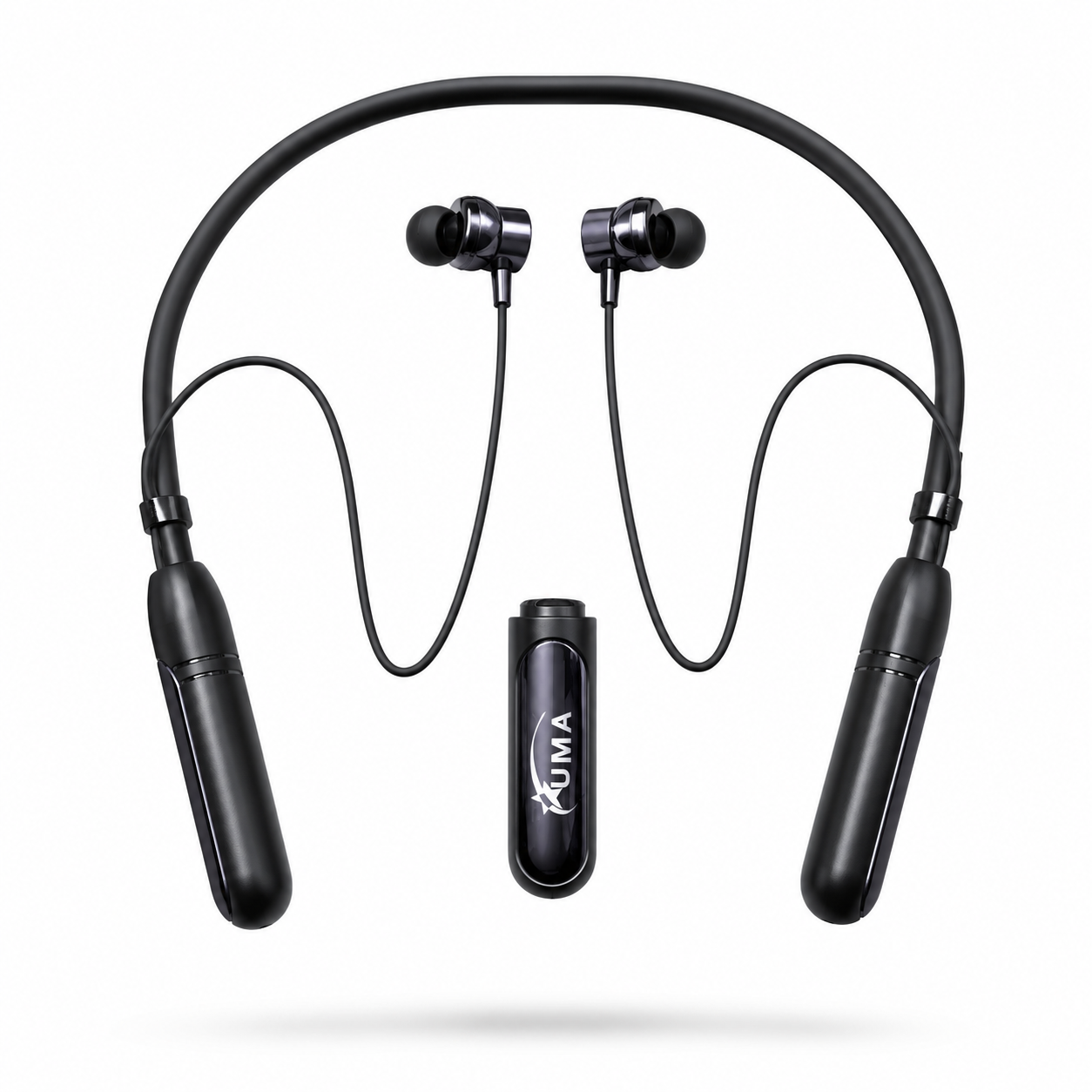 UMA N-970Ultra Wireless Neckband with 4 Magic Voice Changer Modes | Detachable Extra Battery, Magnetic Control, Deep Bass